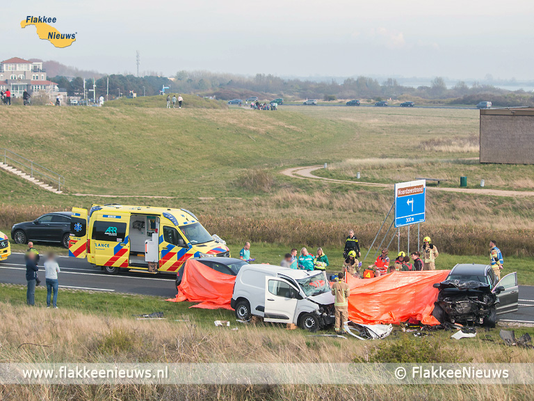Foto behorende bij Dodelijk ongeval N57 bij Ouddorp