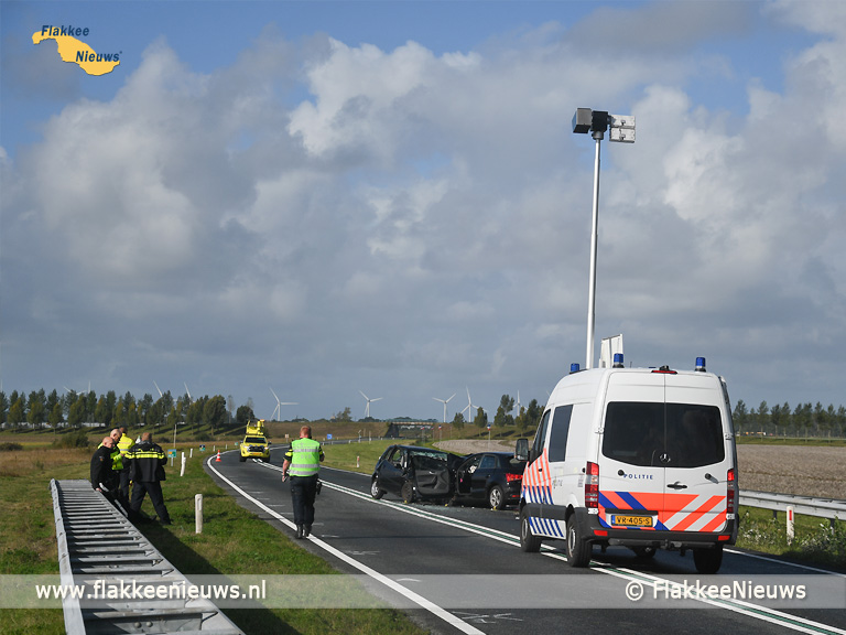 Foto behorende bij Ernstig ongeval N59 met dodelijke afloop