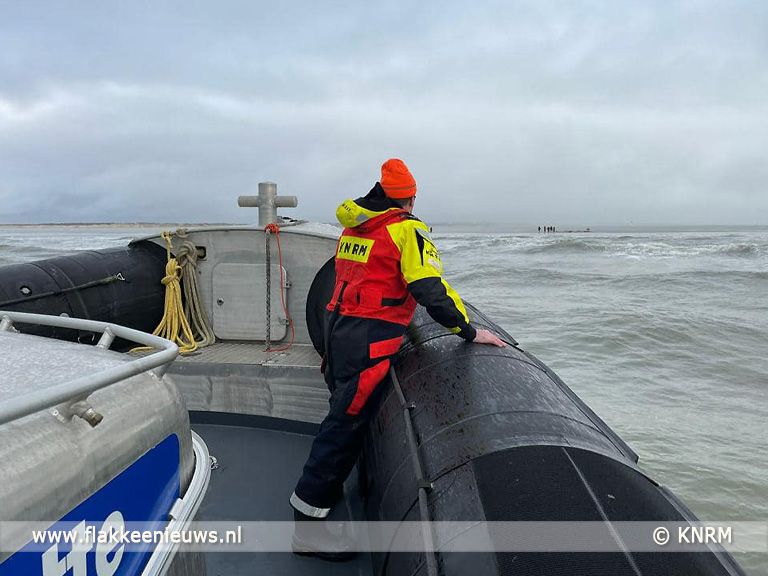Foto behorende bij Kajakkers onderkoeld op de Noordzee