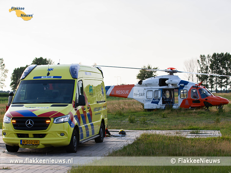 Foto behorende bij Kustwachthelikopter ingezet voor medisch transport