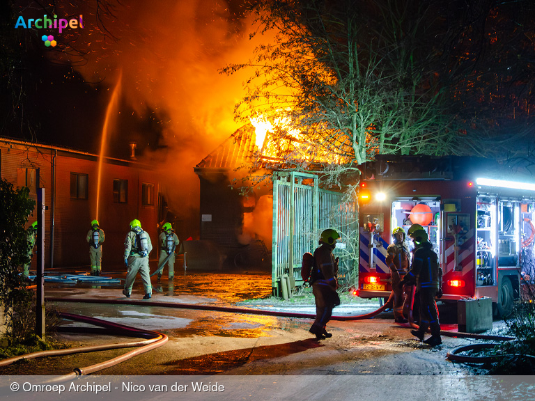 Foto behorende bij Uitslaande brand in woonhuis Oude-Tonge