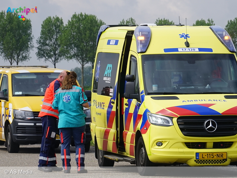 Foto behorende bij Motorrijder gewond na ongeval op Groeneweg in Nieuwe-Tonge