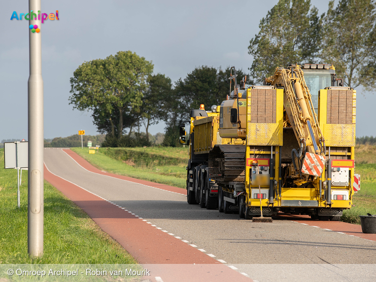 Foto behorende bij Auto belandt in sloot na botsing op Plaatweg Melissant 