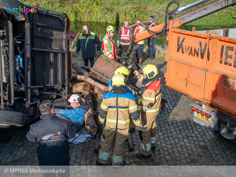 Foto behorende bij Grote brandweerwedstrijd met vele gewonden in Dirksland