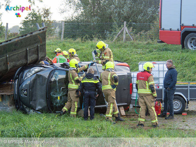 Foto behorende bij Grote brandweerwedstrijd met vele gewonden in Dirksland