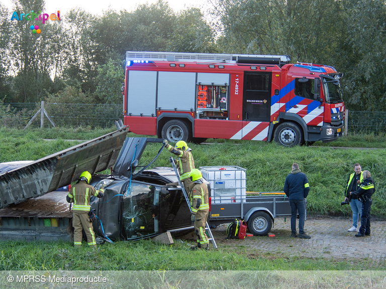 Foto behorende bij Grote brandweerwedstrijd met vele gewonden in Dirksland