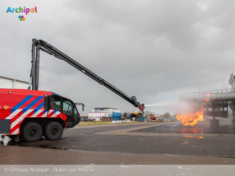 Foto behorende bij Spannende finale voor jeugdbrandweer Den Bommel op Schiphol