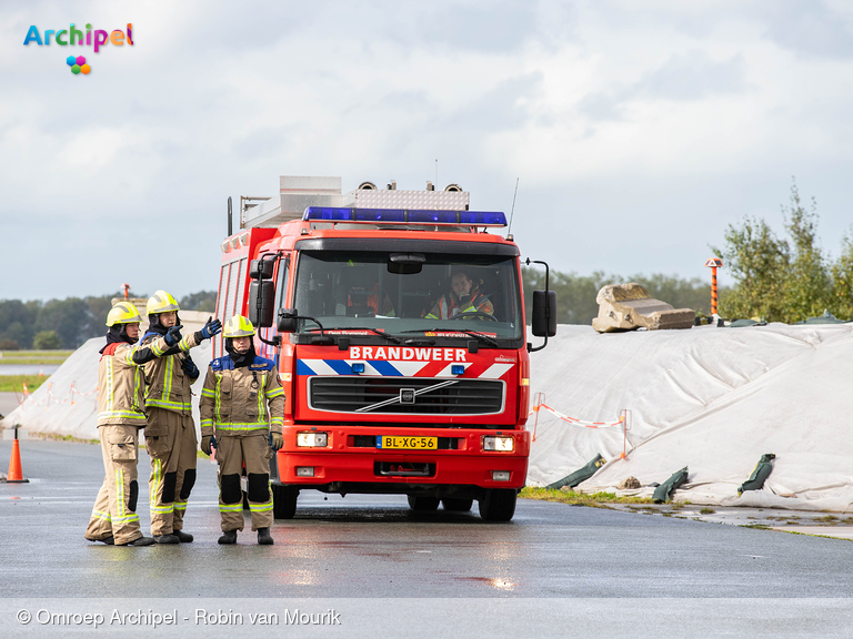 Foto behorende bij Spannende finale voor jeugdbrandweer Den Bommel op Schiphol