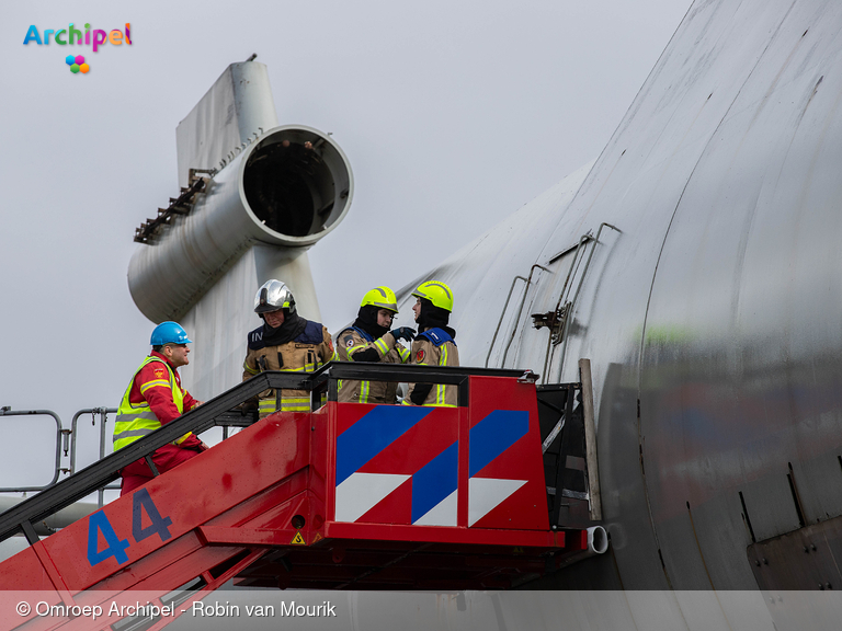 Foto behorende bij Spannende finale voor jeugdbrandweer Den Bommel op Schiphol