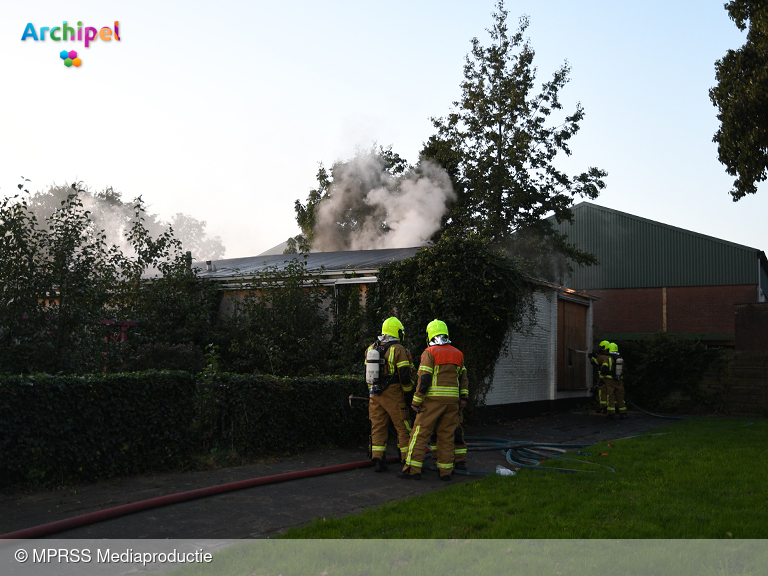 Foto behorende bij Brand in voormalig schoolgebouw in Sommelsdijk