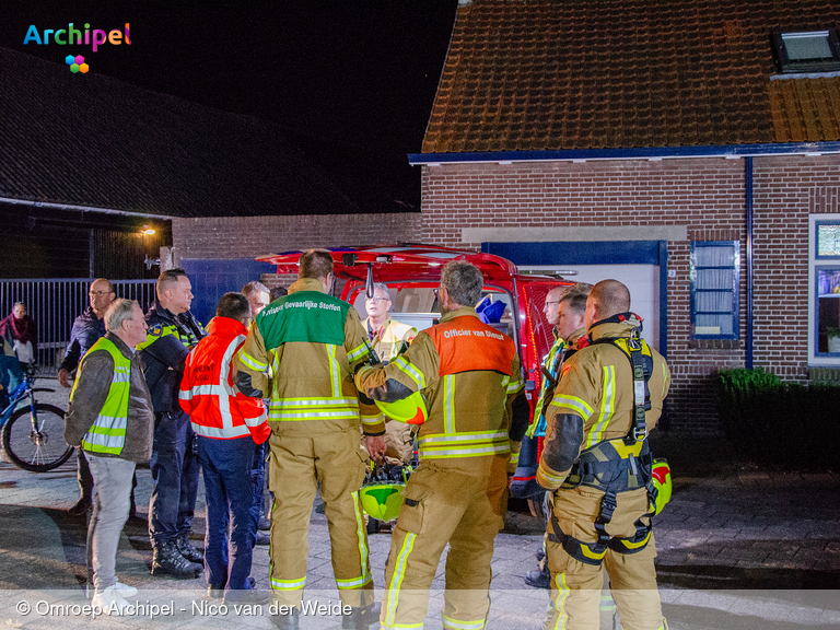 Foto behorende bij Brand in voormalig schoolgebouw in Sommelsdijk