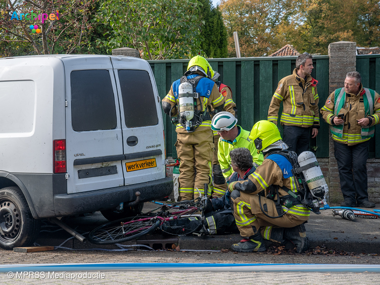 Foto behorende bij Brandweer Ooltgensplaat eerste bij eilandelijke brandweerwedstrijd 