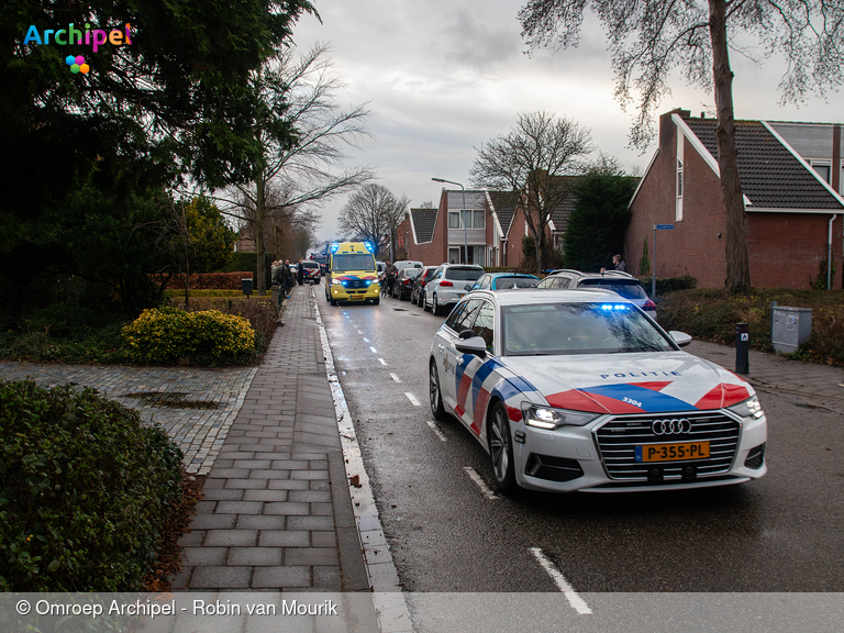 Foto behorende bij Persoon ernstig gewond bij brand in schuur Dirksland