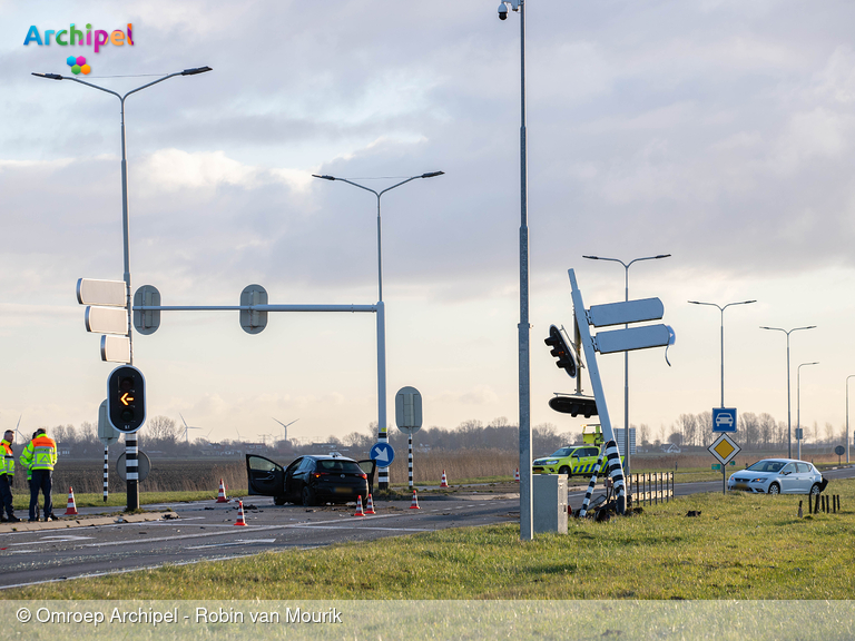 Foto behorende bij Ongeval op N59, weg in beide richtingen afgesloten