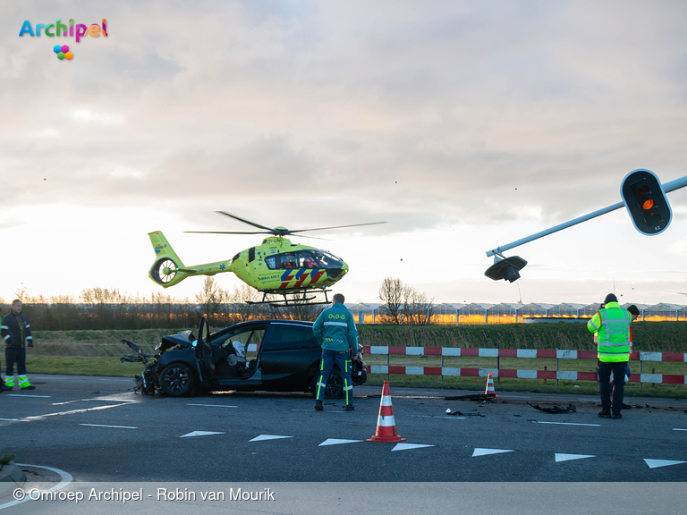 Foto behorende bij Ongeval op N59, weg in beide richtingen afgesloten