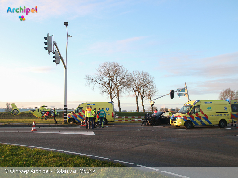 Foto behorende bij Ongeval op N59, weg in beide richtingen afgesloten