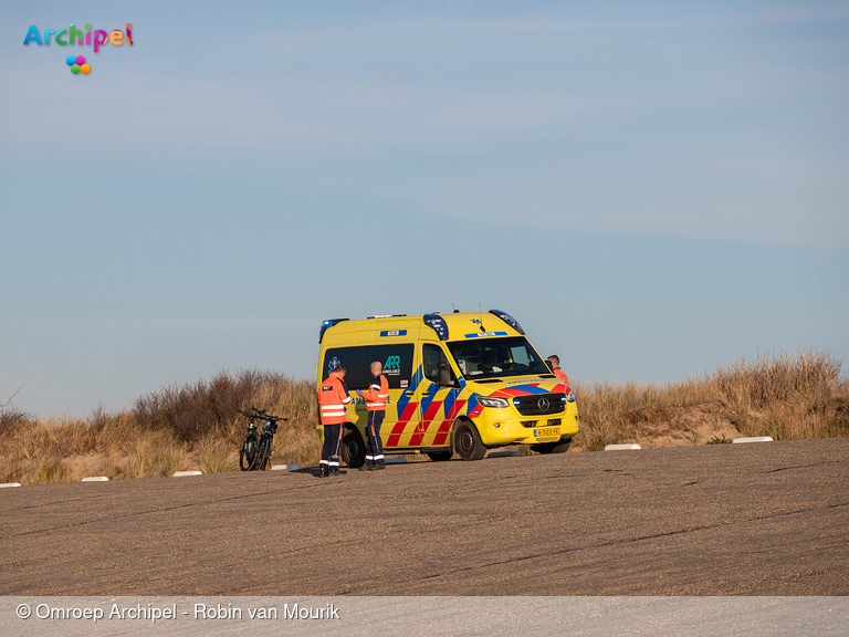 Foto behorende bij Traumahelikopter ingezet voor ongeval met fietser