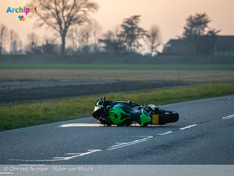 Foto behorende bij Twee ongevallen met motorrijder op zondagmiddag 9 maart