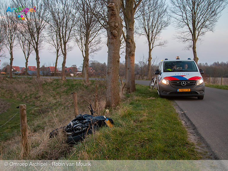 Foto behorende bij Twee ongevallen met motorrijder op zondagmiddag 9 maart