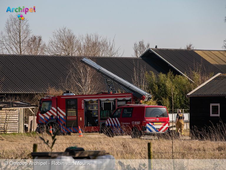 Foto behorende bij Brand in schuurtje aan de Molenlaan in Sommelsdijk