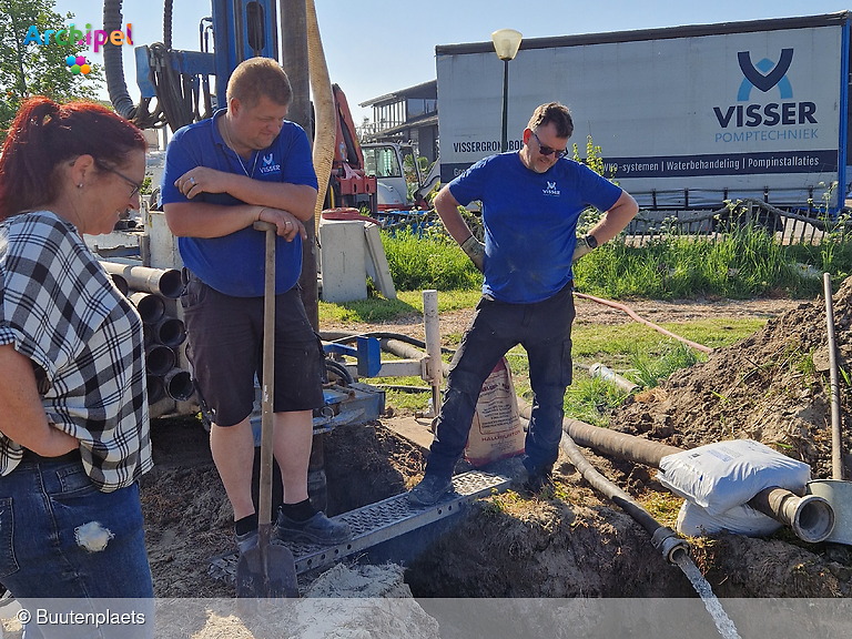 Foto behorende bij Succesvolle waterboring bij de Buutenplaets