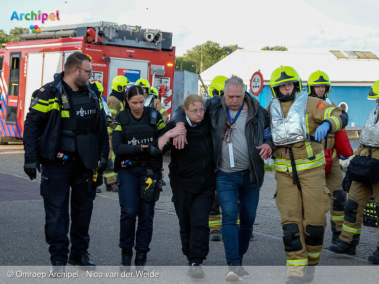 Foto behorende bij Steekpartij, drenkelingen en brand: realistische oefening voor hulpverleners