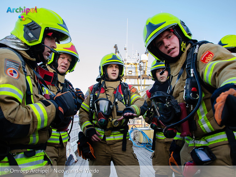 Foto behorende bij Steekpartij, drenkelingen en brand: realistische oefening voor hulpverleners