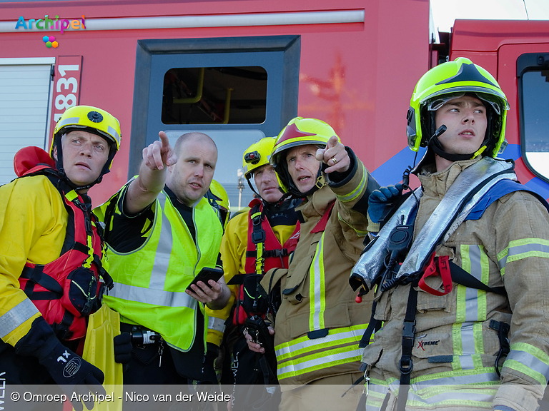 Foto behorende bij Steekpartij, drenkelingen en brand: realistische oefening voor hulpverleners