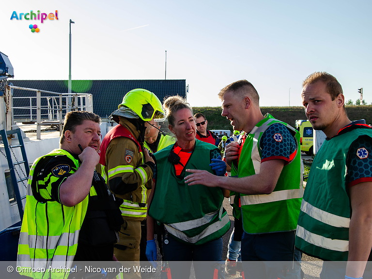 Foto behorende bij Steekpartij, drenkelingen en brand: realistische oefening voor hulpverleners