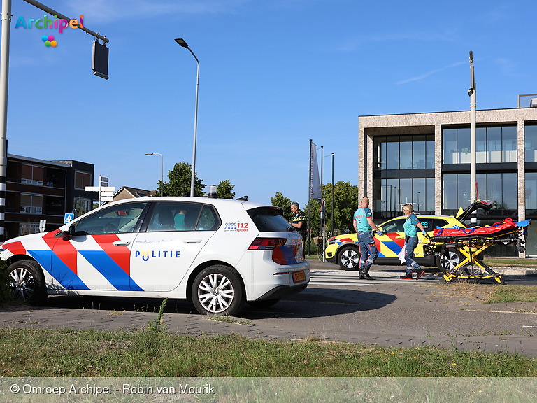 Foto behorende bij Fietser gewond bij ongeval