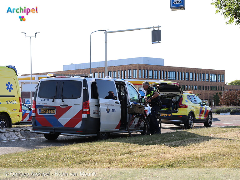 Foto behorende bij Fietser gewond bij ongeval