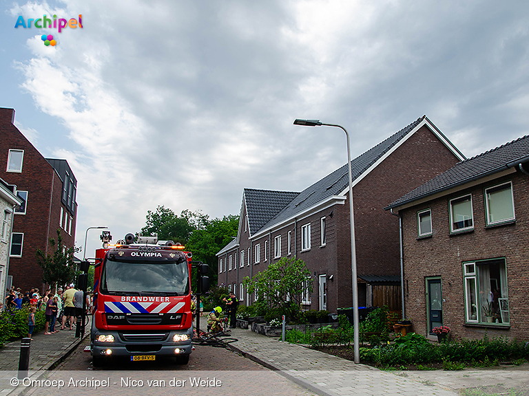 Foto behorende bij Onweer veroorzaakt blikseminslag in woonhuis