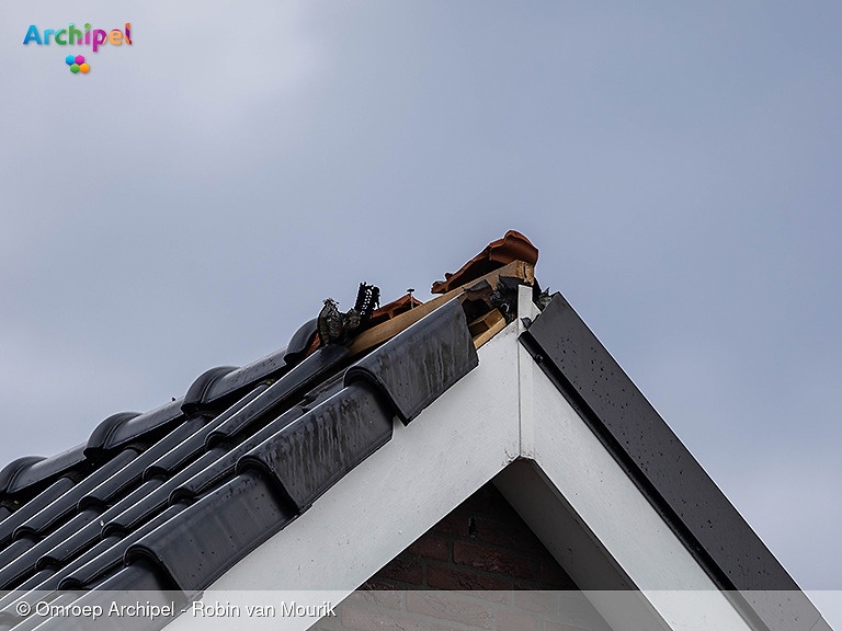Foto behorende bij Onweer veroorzaakt blikseminslag in woonhuis