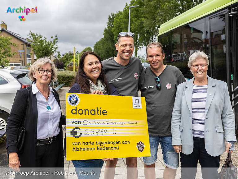 Foto behorende bij Snelle Wielers fietsen bijna 26.000 euro bij elkaar
