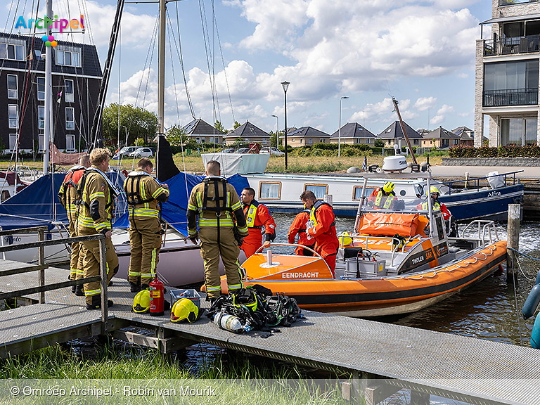 Foto behorende bij Brandweer rukt uit voor scheepsbrand op de Krammer