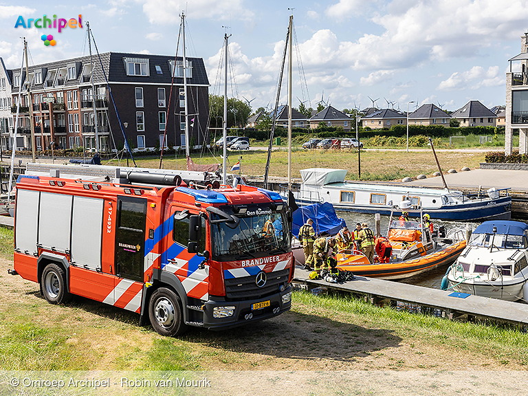 Foto behorende bij Brandweer rukt uit voor scheepsbrand op de Krammer