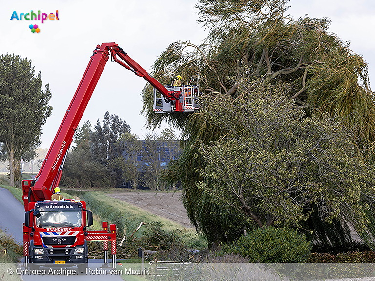 Foto behorende bij Harde wind zorgt voor afgebroken bomen
