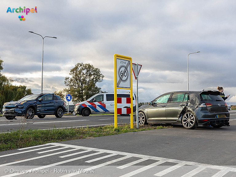 Foto behorende bij Ongeval met twee voertuigen op de N215