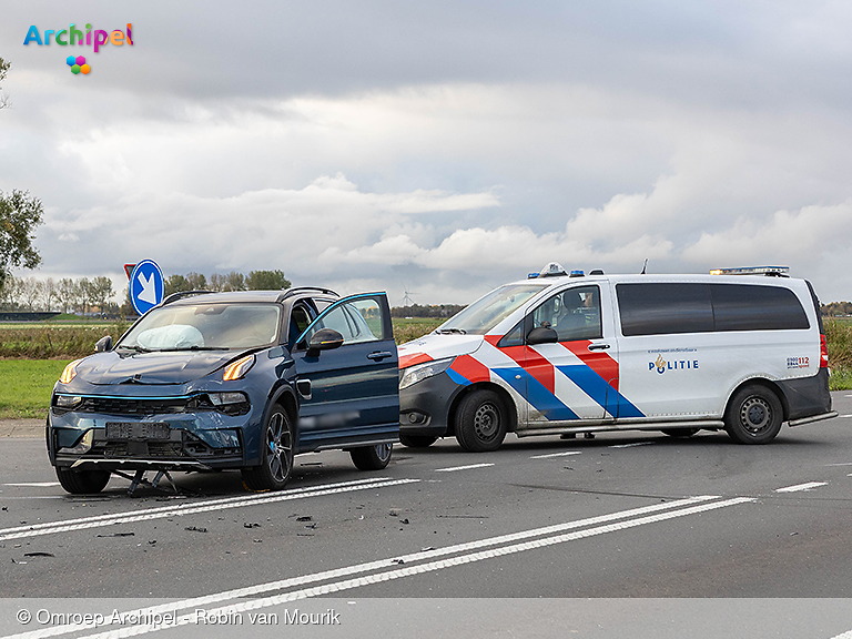 Foto behorende bij Ongeval met twee voertuigen op de N215