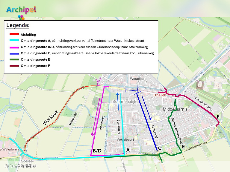 Foto behorende bij Oudelandsedijk afgesloten vanaf maandag 27 oktober