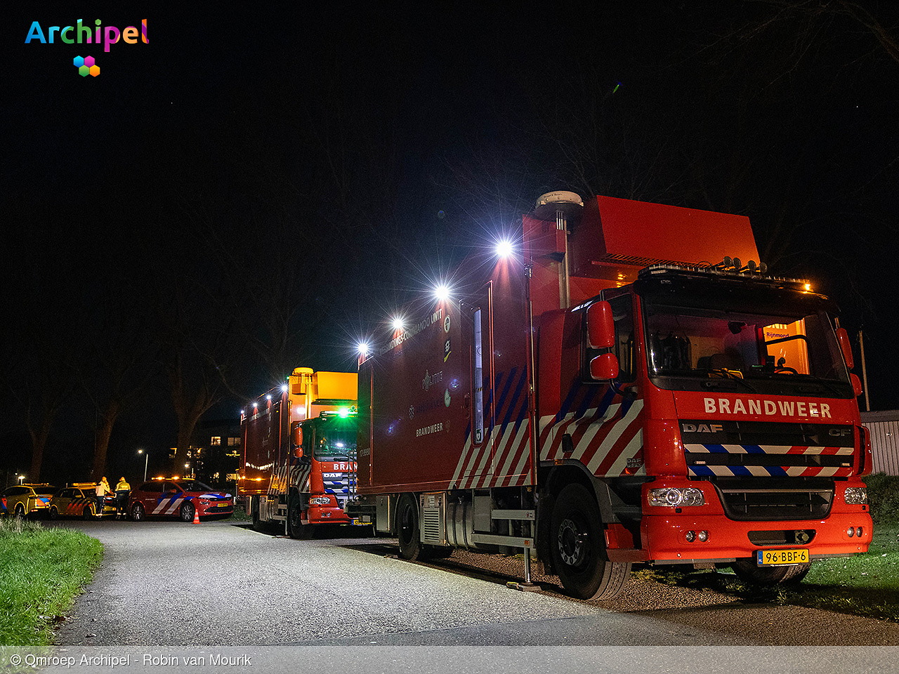 Foto behorende bij Grote brand in leegstaand pand in Middelharnis