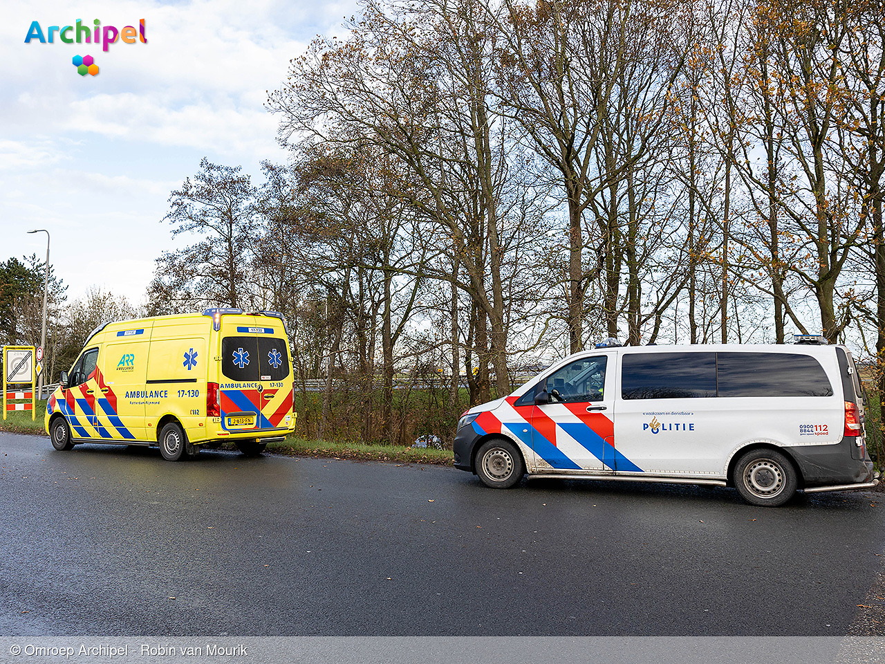 Foto behorende bij Auto belandt in sloot na uitwijkmanoeuvre