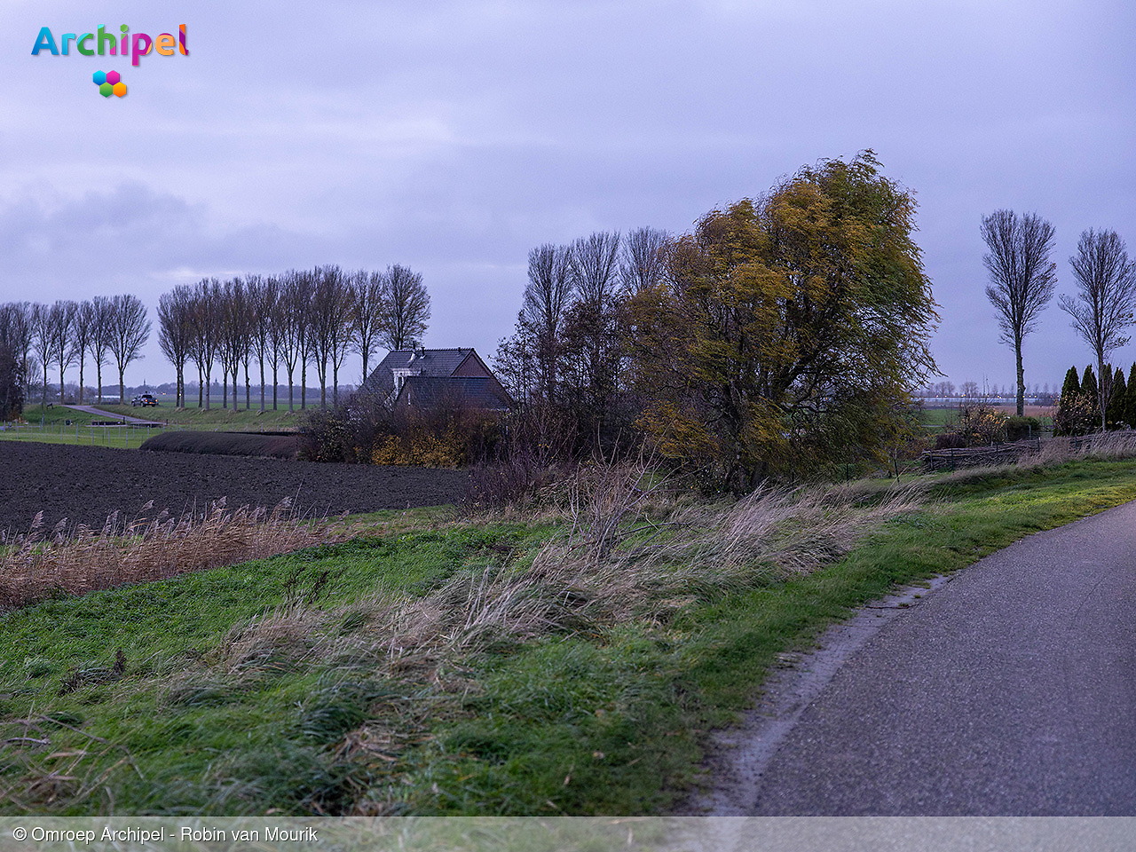 Foto behorende bij Wederom auto in de sloot, bestuurder aangehouden