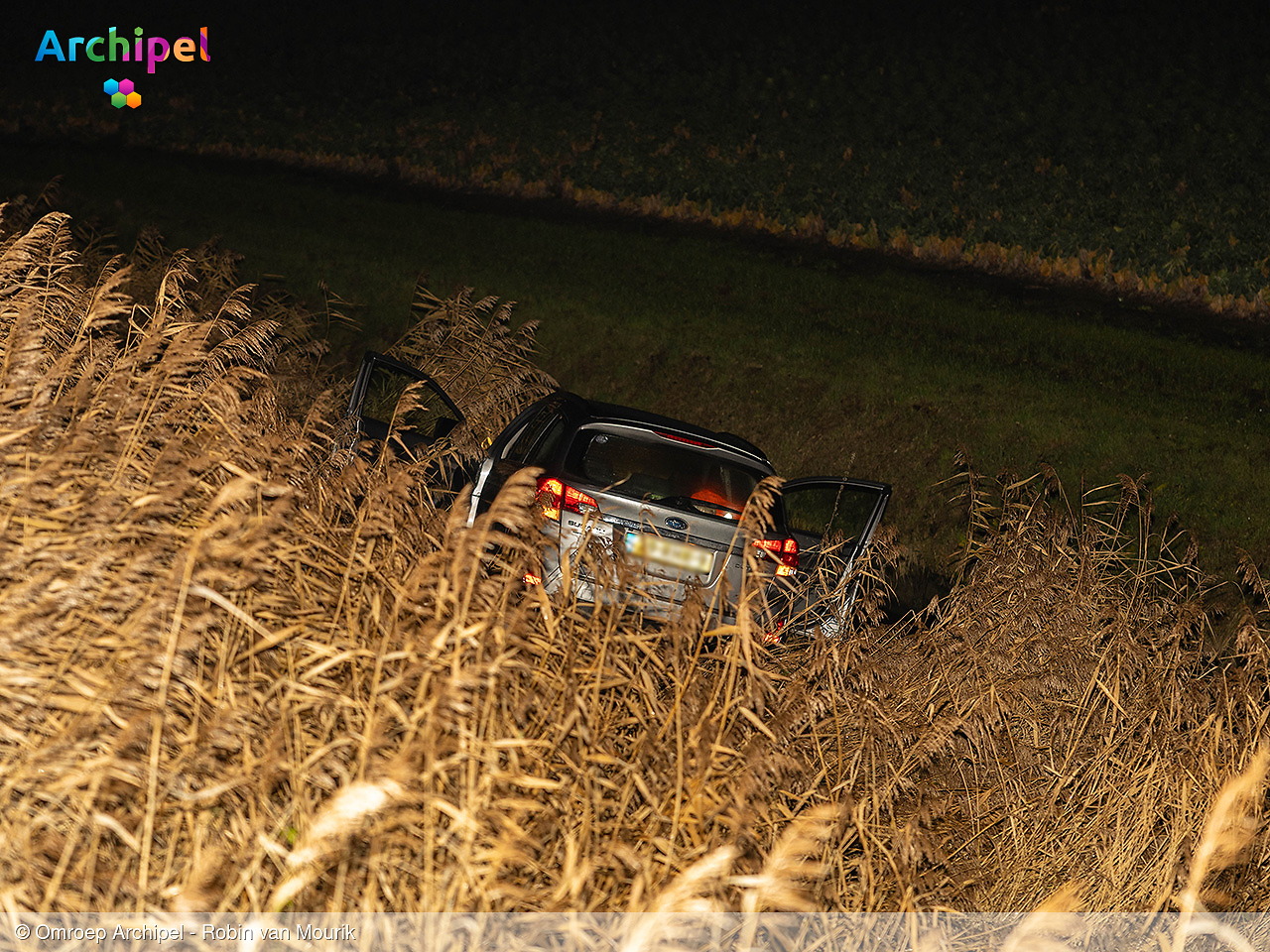 Foto behorende bij Gewonde bij eenzijdig ongeval op de Oudelandsedijk 