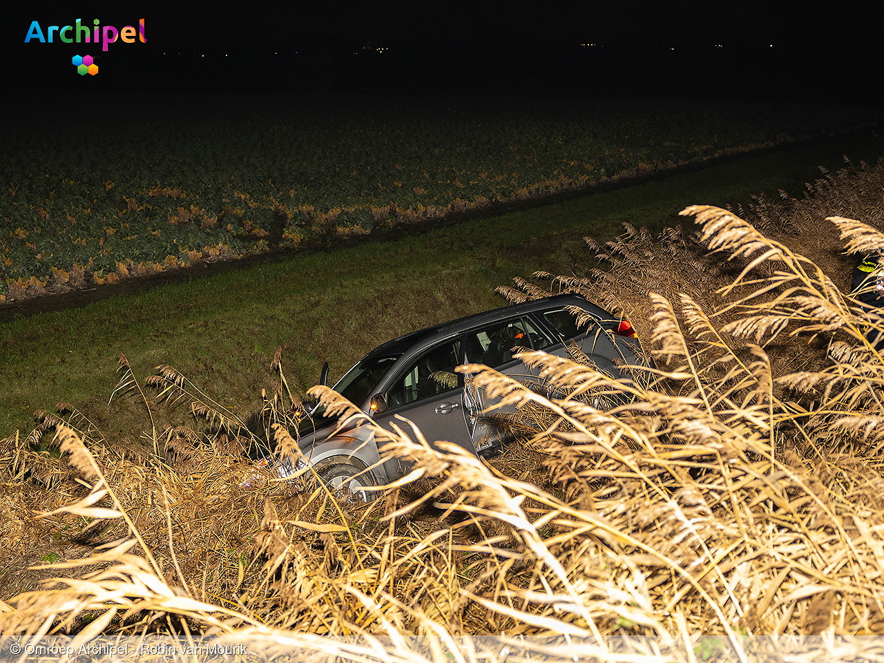 Foto behorende bij Gewonde bij eenzijdig ongeval op de Oudelandsedijk 