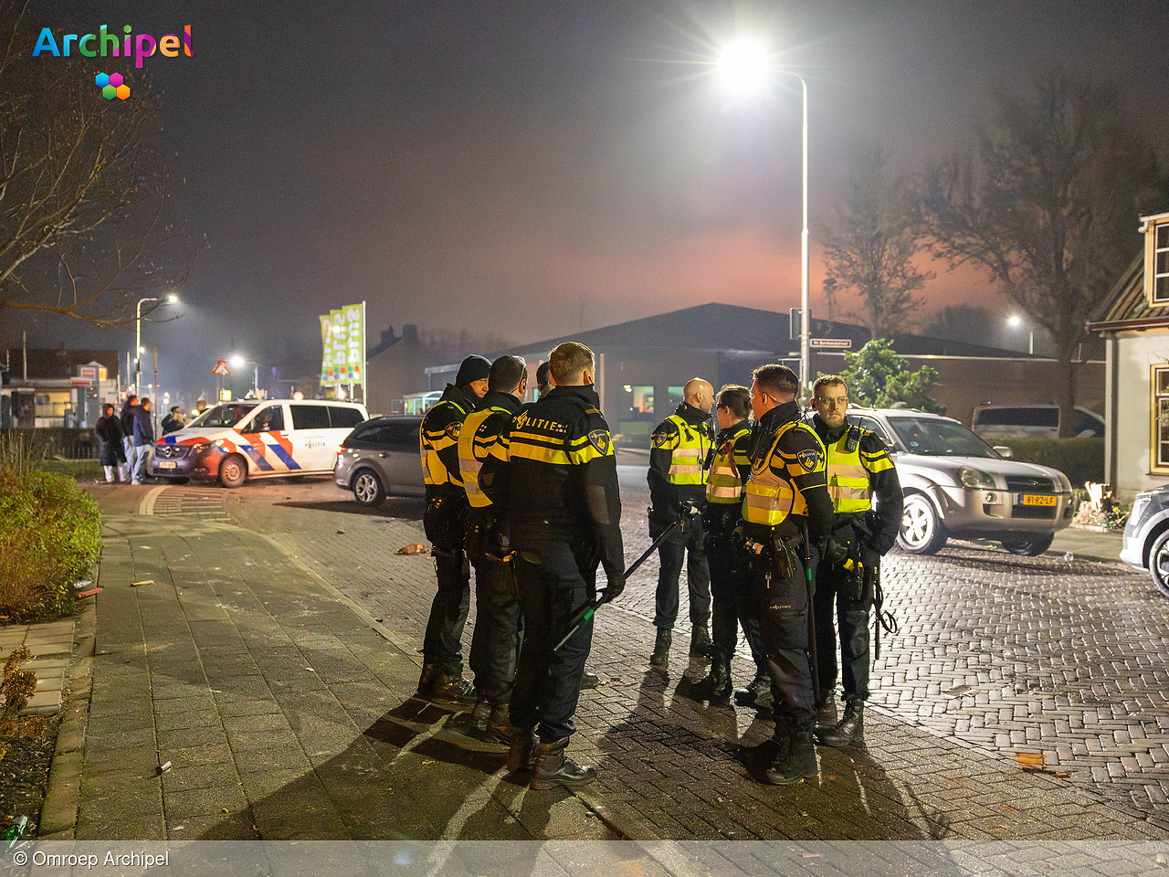 Foto behorende bij Diverse branden tijdens de jaarwisseling op Goeree-Overflakkee