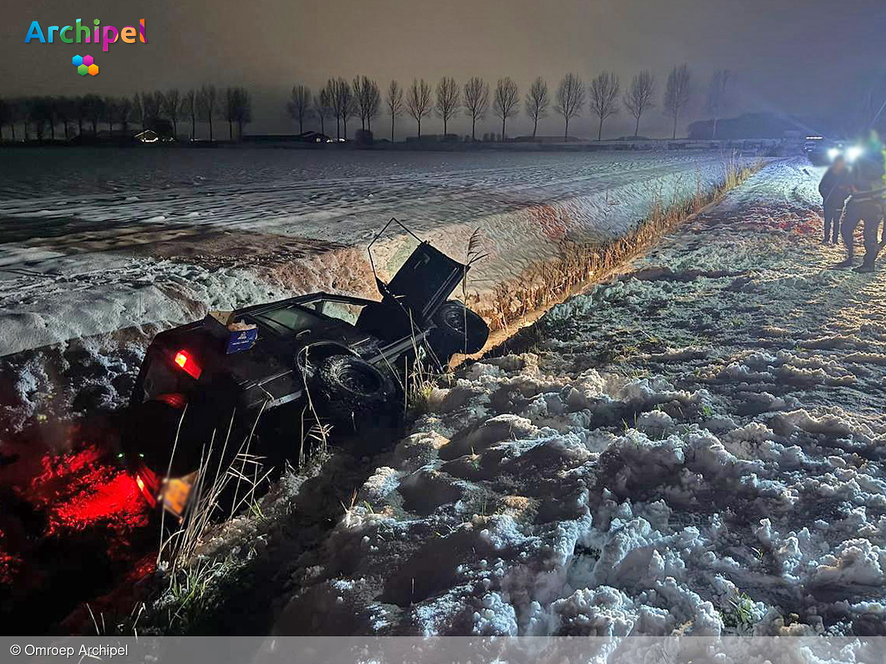 Foto behorende bij Wit begin van de dag eindigt in meerdere verkeersincidenten