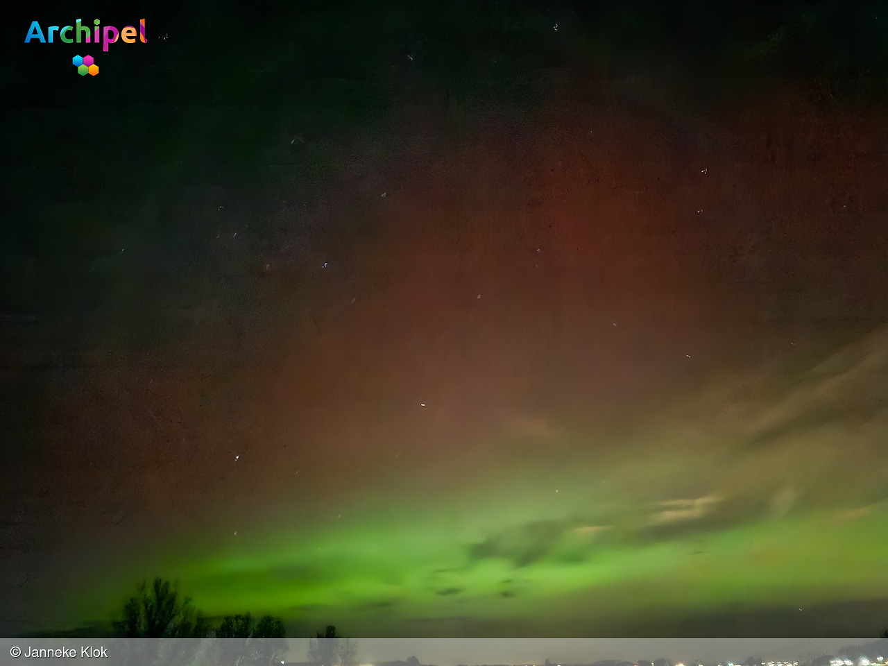 Foto behorende bij Noorderlicht te zien op Goeree-Overflakkee