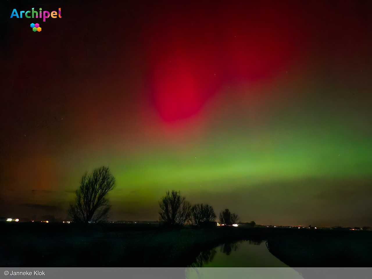 Foto behorende bij Noorderlicht te zien op Goeree-Overflakkee
