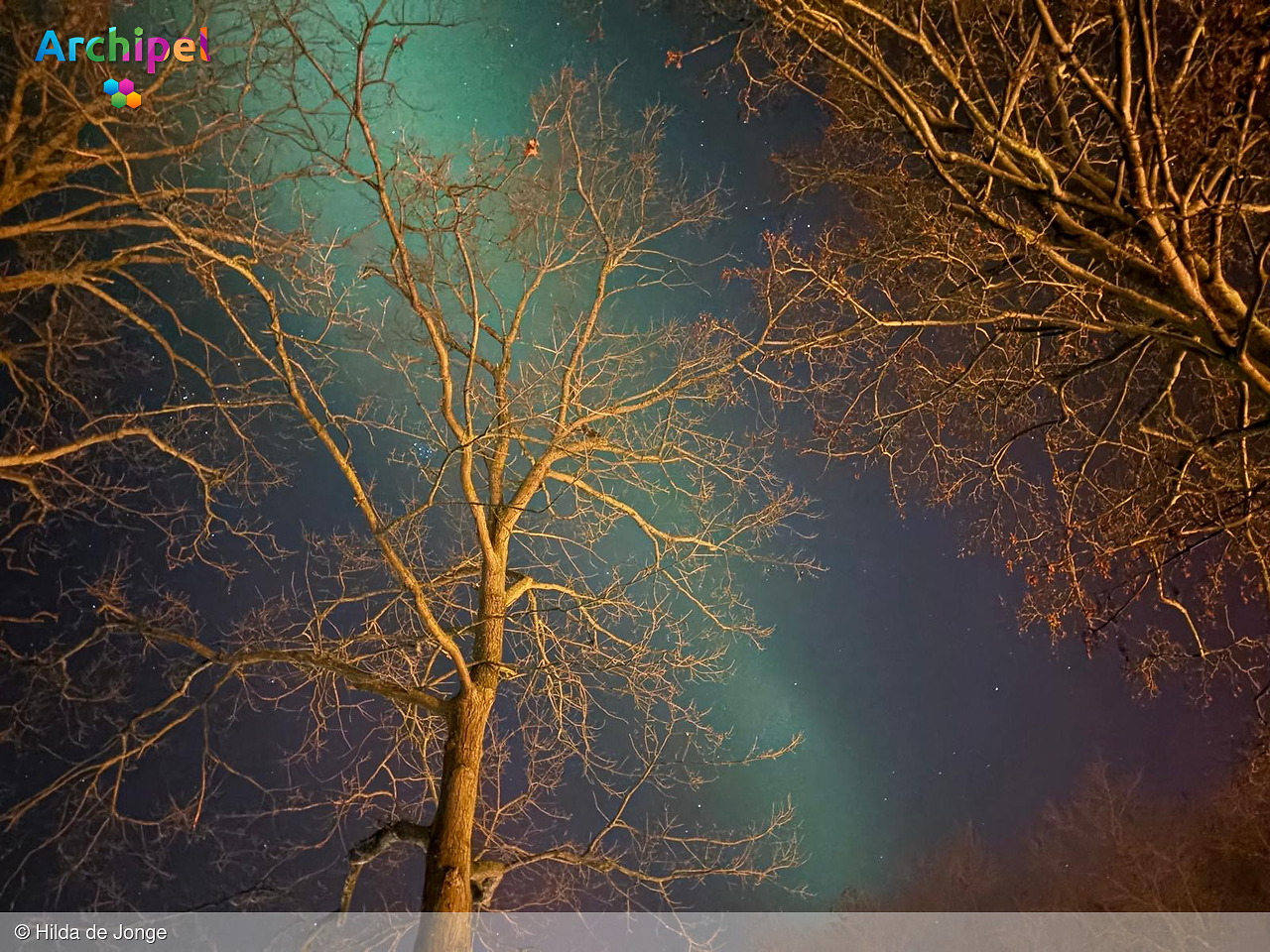 Foto behorende bij Noorderlicht te zien op Goeree-Overflakkee
